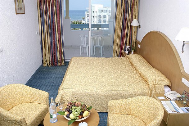 El Mouradi Mahdia - Wohnbeispiel Doppelzimmer Meerblick (Zimmercodierungen DBM & DCM)