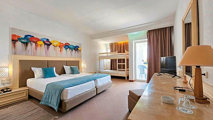 Monarque El Fatimi & Aquapark Mahdia - Wohnbeispiel Familienzimmer (Zimmercodierung FB1)