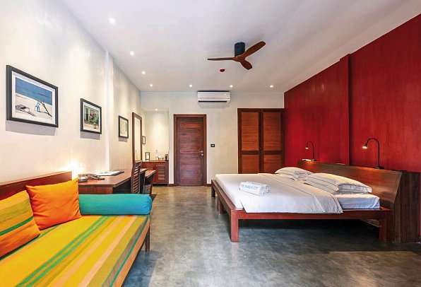 The Barefoot Eco Hotel - Wohnbeispiel Beachside (Zimmercodierungen UG2 & VV2)