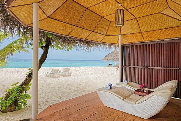 Thulhagiri Island Resort - Wohnbeispiel Beach Bungalow (Zimmercodierung BB1)