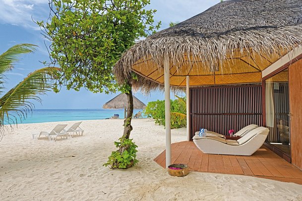 Thulhagiri Island Resort - Wohnbeispiel Beach Bungalow (Zimmercodierung BB1)