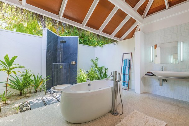 Kandolhu Maldives - Wohnbeispiel Beach Villa (Zimmercodierung VB1)