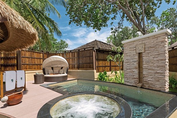 Banyan Tree Vabbinfaru - Wohnbeispiel Beachfront Pool Villa (Zimmercodierungen VB2 & VB3)