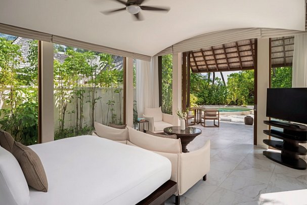 Conrad Maldives Rangali Island - Two Bedroom Deluxe Beach Villa Pool (Zimmercodierung VD1)
