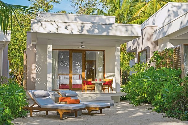 Dhigali Maldives - Wohnbeispiel Beach Bungalow (Zimmercodierung BB1)