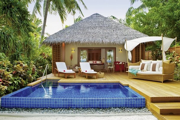 Baros Maldives - Wohnbeispiel Baros Pool Villa (Zimmercodierung VB2)