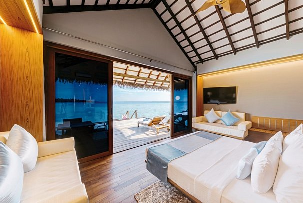 Cinnamon Velifushi Maldives - Wohnbeispiel Water Bungalow (Zimmercodierung BX1)