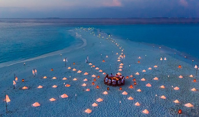 Soneva Fushi - Sandbank