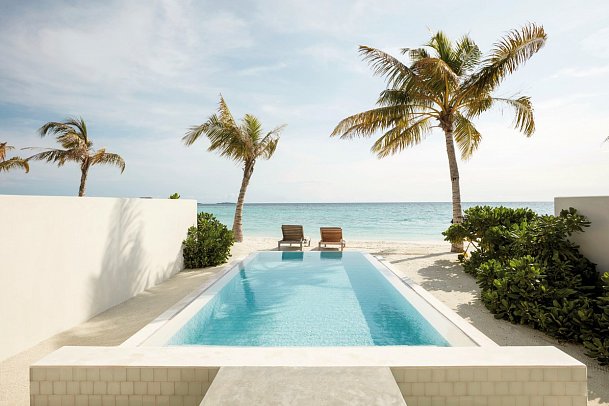 Sun Siyam Olhuveli Maldives - Wohnbeispiel Grand Beach Suite with Pool (Zimmercodierung WB1)