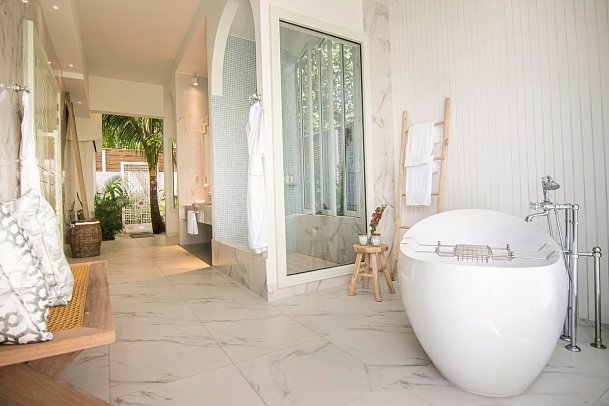 Malahini Kuda Bandos - Wohnbeispiel Sunset Beach Pool Suite (Zimmercodierung WB1)