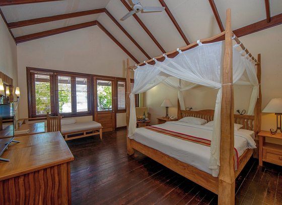 Filitheyo Island Resort - Wohnbeispiel Superior Villa (Zimmercodierungen VS1, VP1, VS7 & VP7)