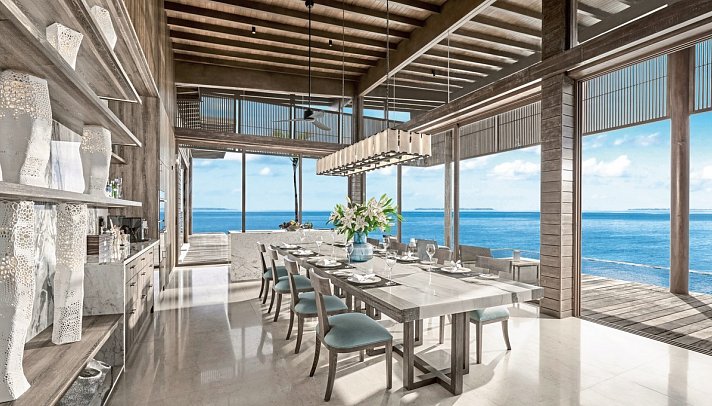 Park Hyatt Maldives Hadahaa - Overwater Reef Residence Dining Room