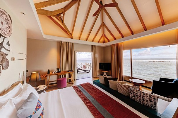 Cinnamon Dhonveli Maldives - Wohnbeispiel Water Bungalow (Zimmercodierung BX1)