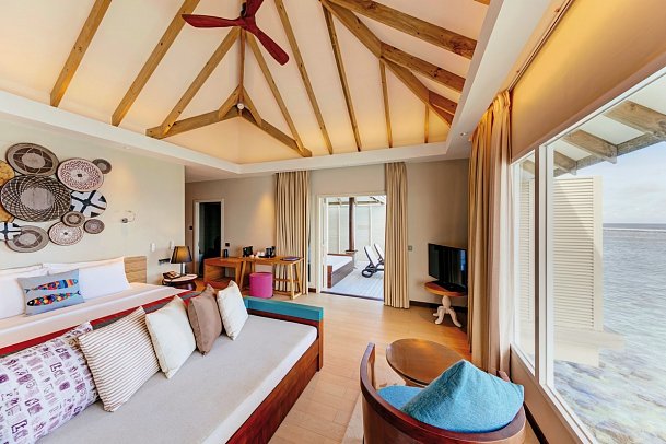 Cinnamon Dhonveli Maldives - Wohnbeispiel Water Bungalow (Zimmercodierung BX1)