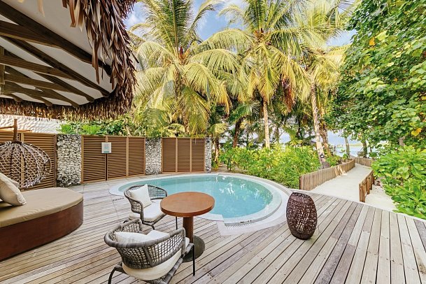 Cinnamon Dhonveli Maldives - Wohnbeispiel Beach Suite with Pool (Zimmercodierung WB1)