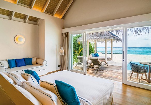 Baglioni Resort Maldives - Luxury All Inclusive Resort - Wohnbeispiel Grand Beach Villa with Pool (Zimmercodierung VB6)