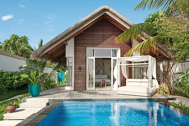 Sirru Fen Fushi, Private Lagoon Resort - Deluxe Beach Sunrise Villa with Pool (Zimmercodierung VD1)