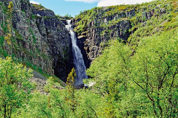 Große Südschweden Rundreise (ab/bis Malmö) - Wasserfall Njupeskär