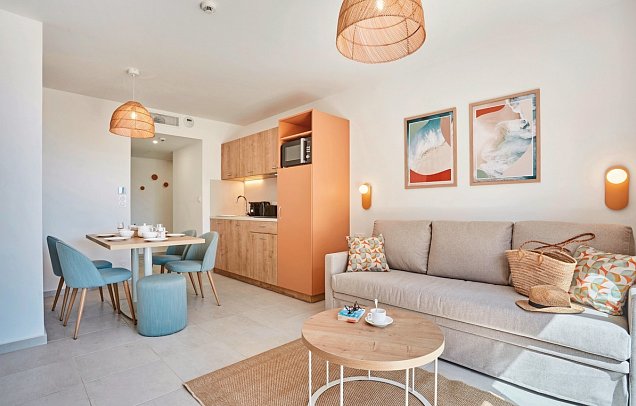 Résidence Prestige Odalys Riviera - Wohnbeispiel 2-Zimmer Appartement (Zimmercodierung CB1)