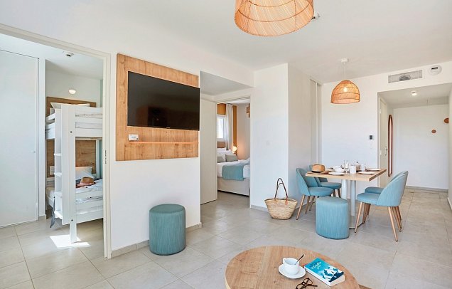 Résidence Prestige Odalys Riviera - Wohnbeispiel 2-Zimmer Appartement (Zimmercodierungen CB1 & CB2)