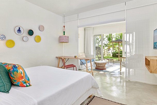 Zilwa Attitude - Wohnbeispiel Junior Suite Beachfront (Zimmercodierungen JBO & JHO)