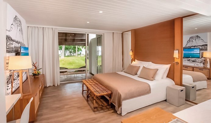 Canonnier Beachcomber Golf Resort & Spa - Wohnbeispiel Deluxe Seafacing (Zimmercodierungen UDC & UH3)