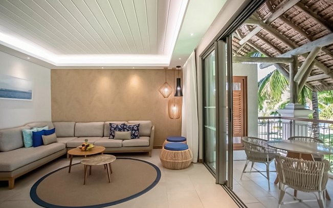 Paradis Beachcomber Golf Resort & Spa - Wohnbeispiel Paradis Suite Beachfront (Zimmercodierungen W1M, WC2 & WHM)