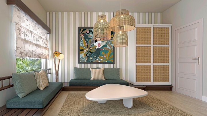 The Ravenala Attitude - Wohnbeispiel Couple Junior Suite/Family Suite (Zimmercodierungen JB2, JI8 & JI9)