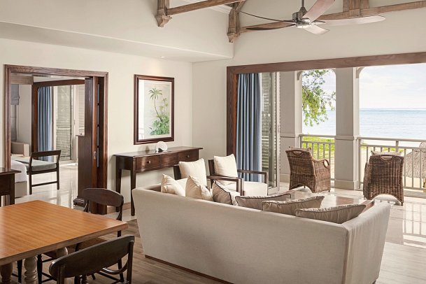 The St. Regis Le Morne Resort, Mauritius - Wohnbeispiel Le Morne Balcony Suite (Zimmercodierungen WB4 & WH4)