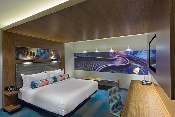 Aloft New Orleans Downtown - Wohnbeispiel King (Zimmercodierung UG2)