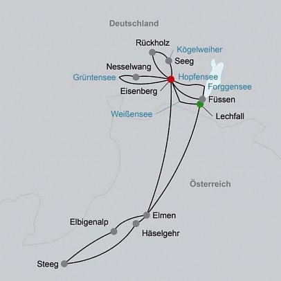 Rad-Rundreise - Malerisches Ostallgäu & Wildes Lechtal