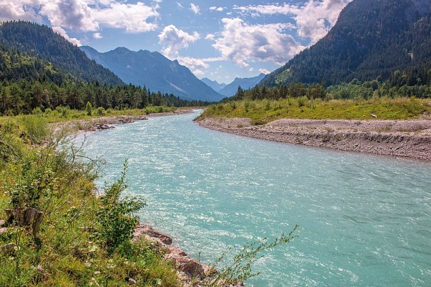 Rad-Rundreise - Malerisches Ostallgäu & Wildes Lechtal - Landschaft am Lech