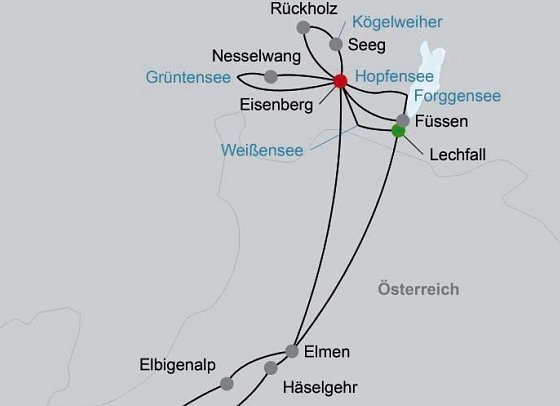 Rad-Rundreise - Malerisches Ostallgäu & Wildes Lechtal