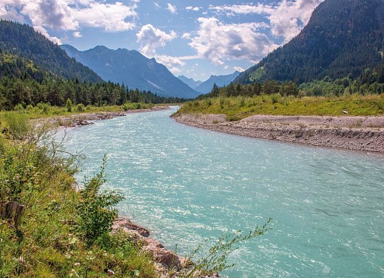 Rad-Rundreise - Malerisches Ostallgäu & Wildes Lechtal - Landschaft am Lech