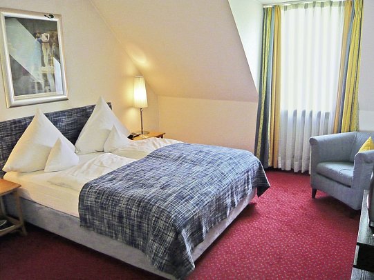 Hotel Nymphenburg - Wohnbeispiel Doppelzimmer Standard (Zimmercodierung DG1)
