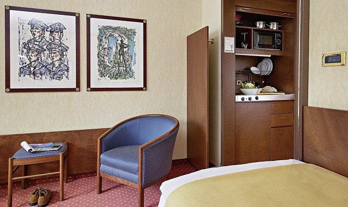 Living Hotel Prinzessin Elisabeth - Wohnbeispiel Einzelzimmer Business (Zimmercodierung EB1)