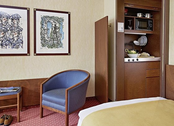 Living Hotel Prinzessin Elisabeth - Wohnbeispiel Einzelzimmer Business (Zimmercodierung EB1)