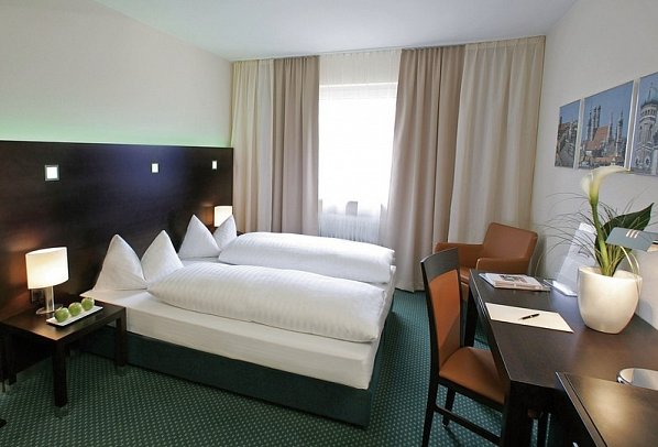 Flemings Hotel München-Schwabing - Wohnbeispiel Doppelzimmer Komfort (Zimmercodierung DF1)