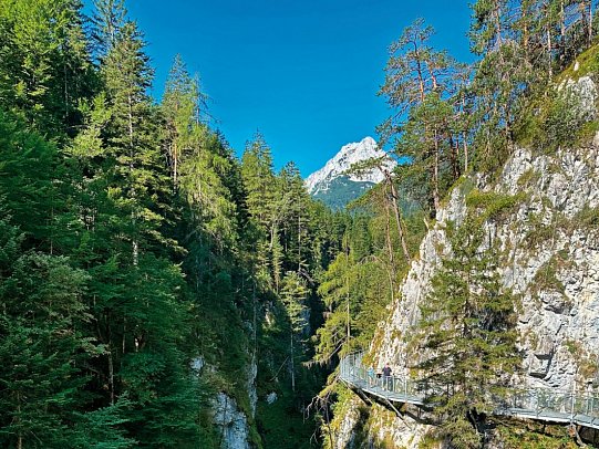 Wandertour Garmisch-Meran - Leutschacher Geisterklamm