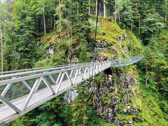 Rund um die Zugspitze - Hängebrücke Geisterklamm