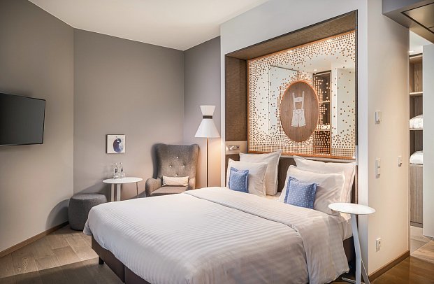 Steigenberger Hotel München - Wohnbeispiel Doppelzimmer Superior (Zimmercodierungen DS1 & DC2)