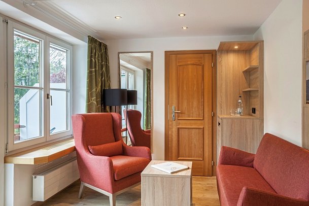 Ringhotel Nebelhornblick - Wohnbeispiel Doppelzimmer Standard (Zimmercodierungen DG1, EG1 & DC2)