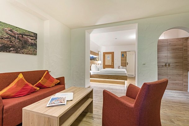 Ringhotel Nebelhornblick - Wohnbeispiel Doppelzimmer Komfort Panoramablick (Zimmercodierung DF1)