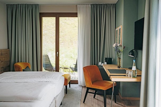 AMERON Neuschwanstein Alpsee Resort & Spa - Wohnbeispiel Doppelzimmer Komfort (Zimmercodierung DF1)