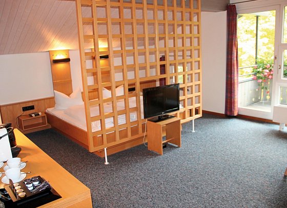 Hotel Bannwaldsee - Wohnbeispiel Familienzimmer Maisonette Nebengebäude (Zimmercodierung MB1)