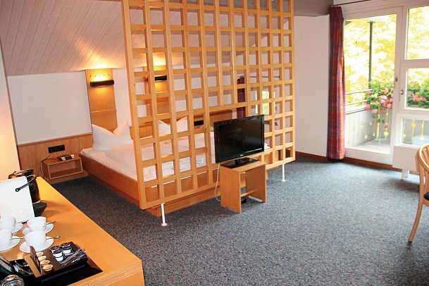 Hotel Bannwaldsee - Wohnbeispiel Familienzimmer Maisonette Nebengebäude (Zimmercodierung MB1)