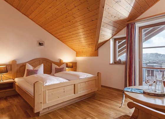 Hartungs Hoteldorf - Wohnbeispiel Doppelzimmer Seeblick (Zimmercodierung D1I)