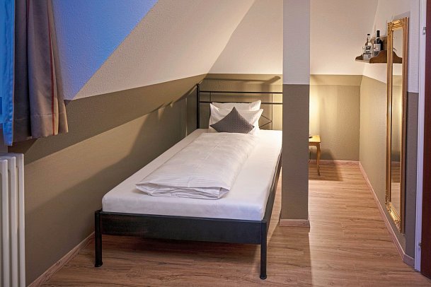 hideauts hotels Der Rosengarten - Wohnbeispiel Einzelzimmer Classy (Zimmercodierung EB1)