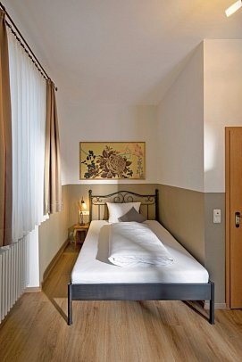 hideauts hotels Der Rosengarten - Wohnbeispiel Einzelzimmer Classy (Zimmercodierung EB1)