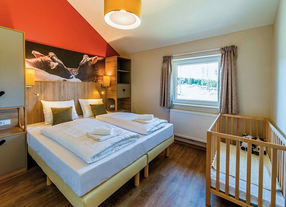 Center Parcs Park Allgäu - Wohnbeispiel Haus Premium (Zimmercodierungen BM1, BM2, BD5 & BD6)